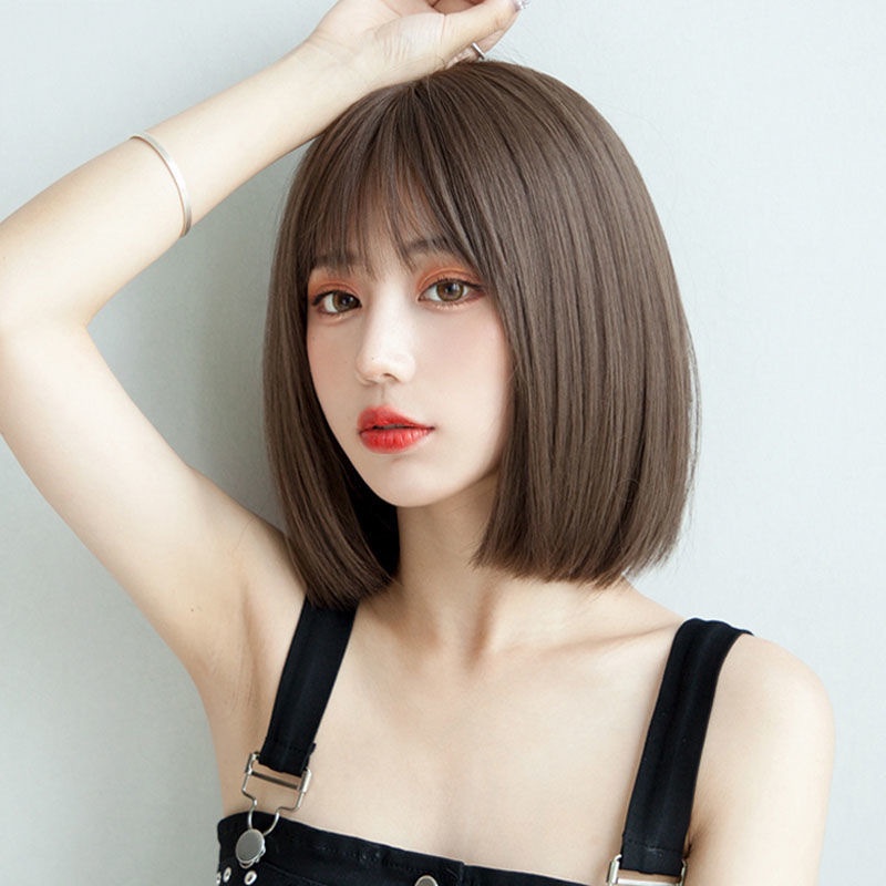 Tóc giả nguyên đầu ❤️KOTY BEAUTY❤️ tóc giả nữ cả đầu vic thẳng TG73