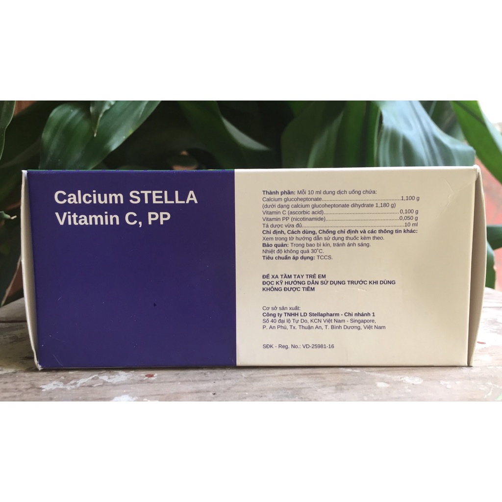 Calcium Stella Vitamin C.PP Giúp ngừa và  chống loãng xương hiệu quả