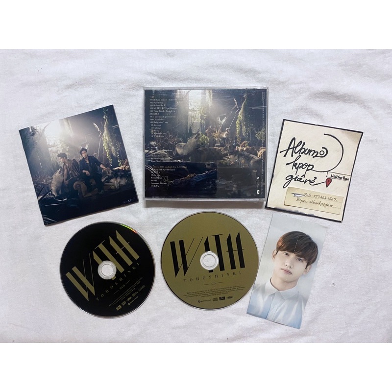 Dbsk Tvxq Album Nhật With đã khui seal, gồm Cd Dvd và Mini booklet.