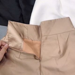 Size S,M,L _ quần short Tafeta dây kéo hông