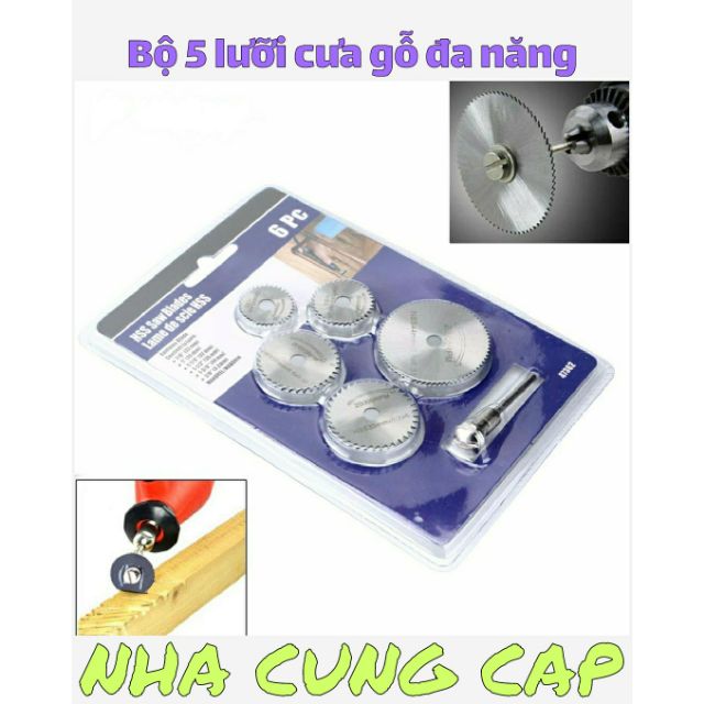 (GIÁ HỦY DIỆT) BỘ 5 LƯỠI CƯA GỖ MINI ĐA NĂNG