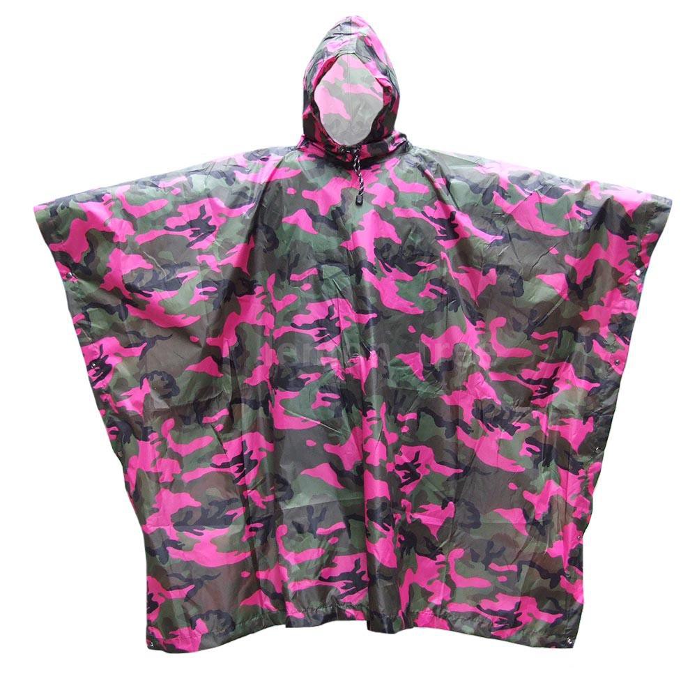 Lixada 3 in 1 Multifunctional Outdoor Military Travel Camouflage Raincoat Poncho Backpack Rain Cover Waterproof Tent Ma