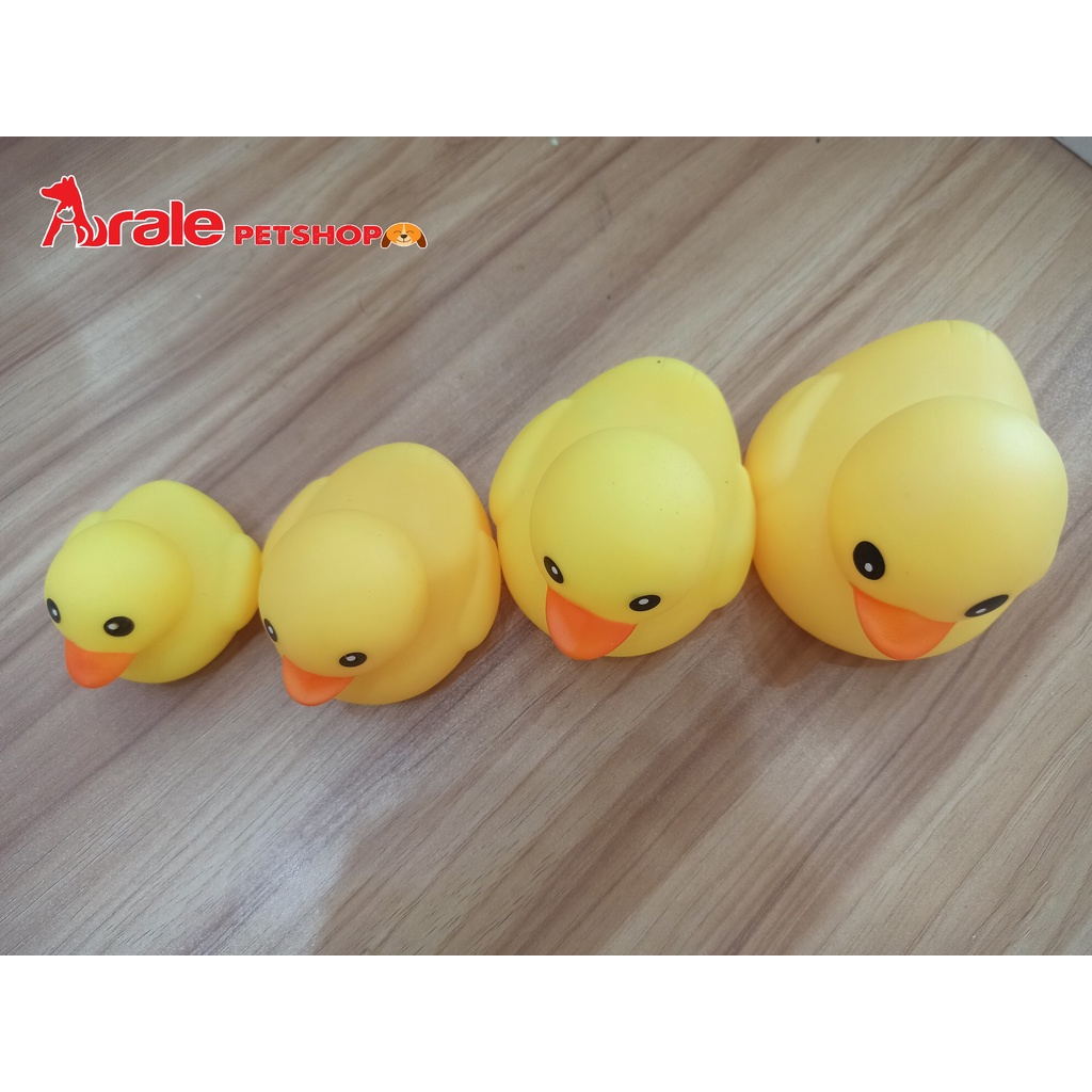 Đồ chơi hình con vịt có kèn kêu chút chít cho chó mèo