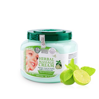 Kem massage thảo dược Herbal Massage Cream Hollywood Style 567g