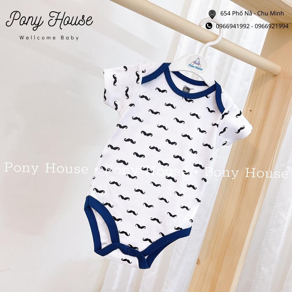 Body Chip Cộc Tay Be Lili Xuất Mỹ Chất Cotton Mềm, Mịn Cho Bé Trai Sơ Sinh đến 9 Tháng (0-3M đến 6-9M)