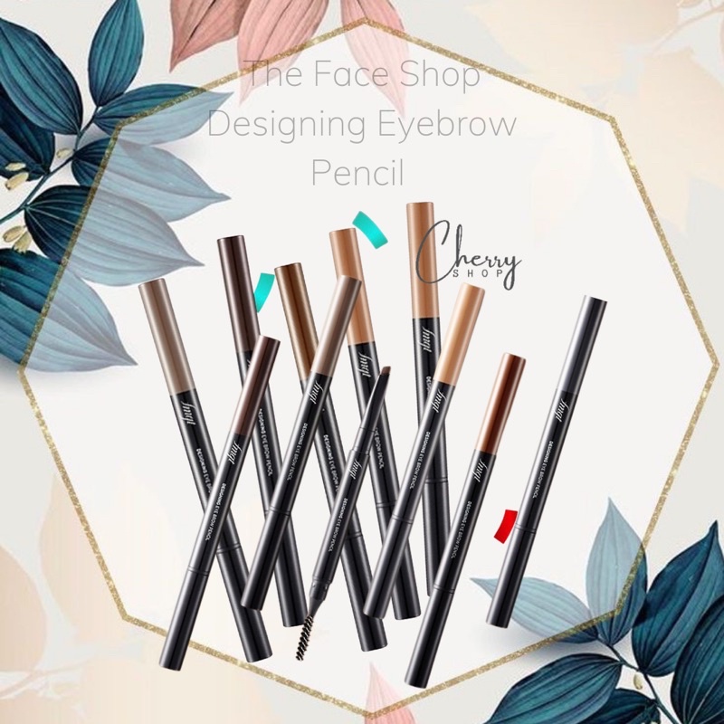 Chì kẻ chân mày 2 đầu The Face Shop Designing Eyebrow Pencil (có bill)