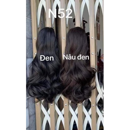 Đuôi tóc giả ngoạm xoăn sóng lửng 40cm . Hàng CAO CẤP tóc giả giống tóc thật. Loại dày N52