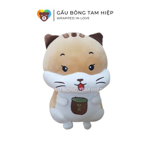 Gấu bông chuột thêu túi, chuột bông túi bàng Việt Nam chất lượng cao
