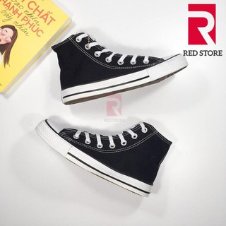 Giày thể thao màu đen trắng cổ cao