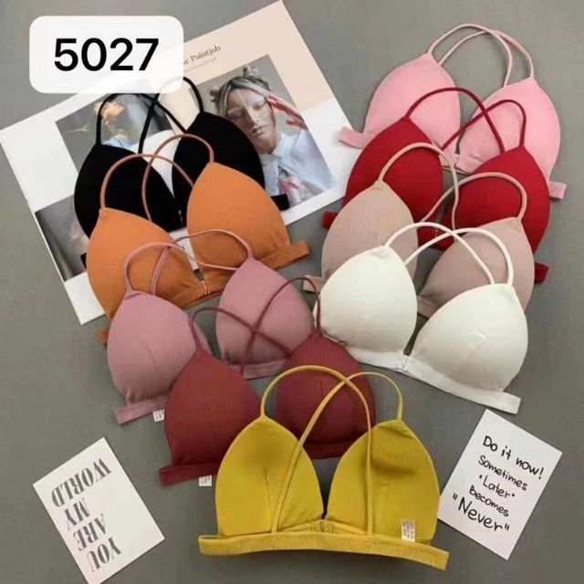 Bra gân cài trước quai mảnh siêu đẹp 5027
