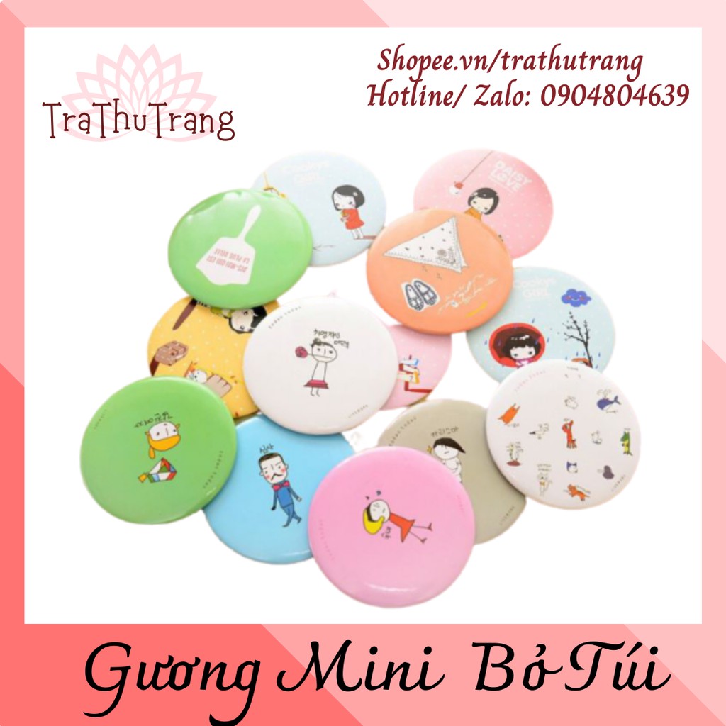 Gương Mini Bỏ Túi Tiện Lợi - Giá Siêu Rẻ