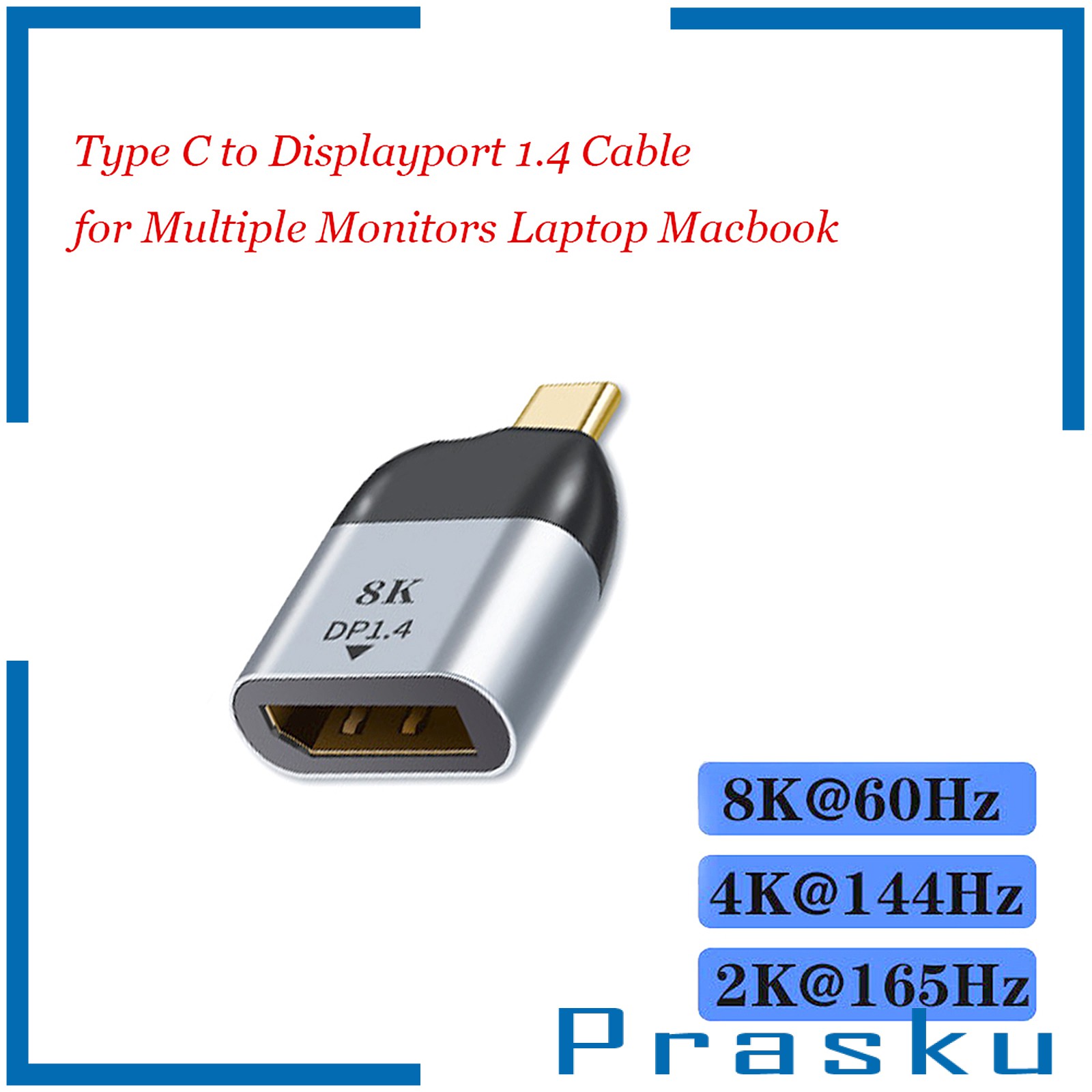 Bộ Chuyển Đổi Cổng Usb C Sang Dp 8k 60hz Cho Macbook Pro