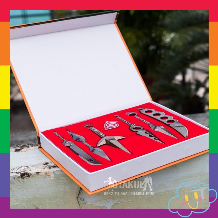 Bộ Móc Khóa Naruto - Đen Bóng