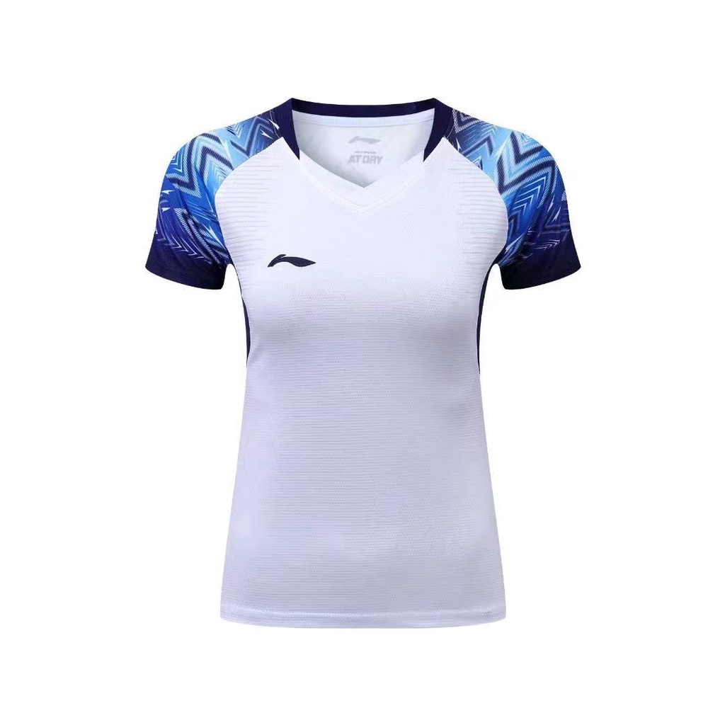 Li Ning 'S Áo Thun Thể Thao Tay Ngắn Nhanh Khô Cho Nam Nữ Chơi Cầu Lông Bóng Bàn Bóng Rổ tennis