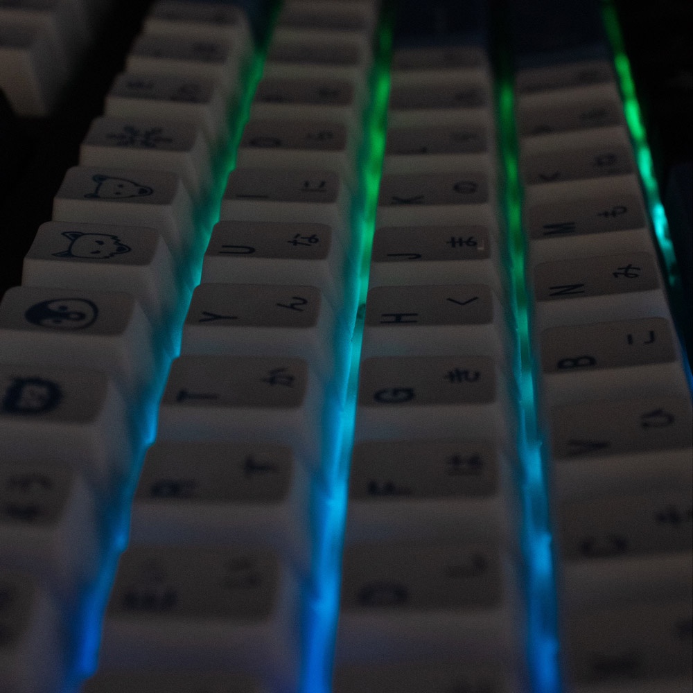 Bộ 130 Nút Bàn Phím Hình Tròn Nhiều Màu Sắc Cho Bàn Phím Cơ RK61 RK71