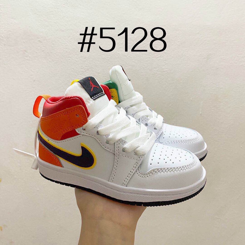Air Jordan1 giày trẻ em giày thể thao bé trai và bé gái giày thể thao thời trang unisex