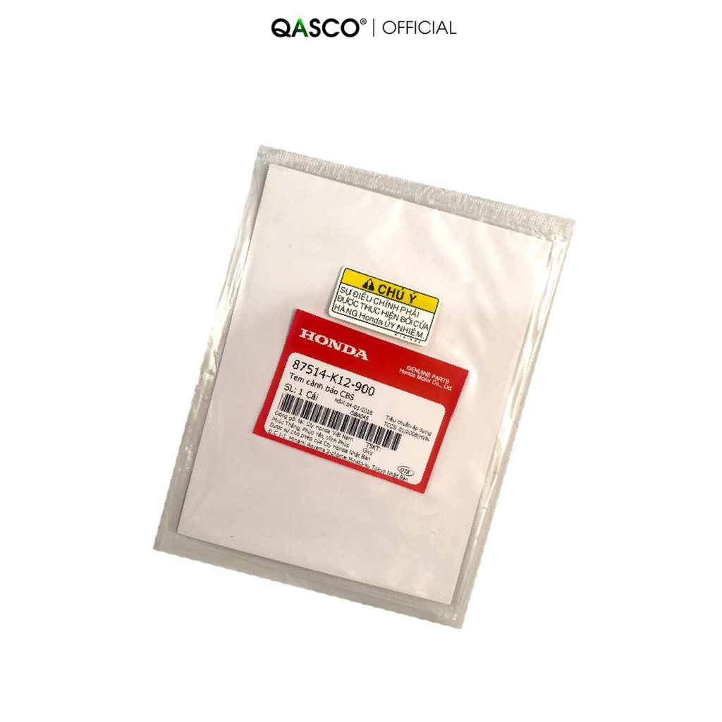 Tem cảnh báo CBS HONDA Lead 125