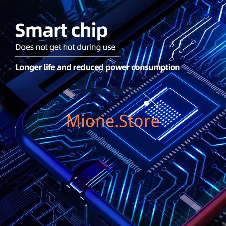 MIONE Ốp Điện Thoại Mặt Kính Có Đèn led Cho ip 11 12 13 14 Pro Max mini 15 Pro Max Phone Case