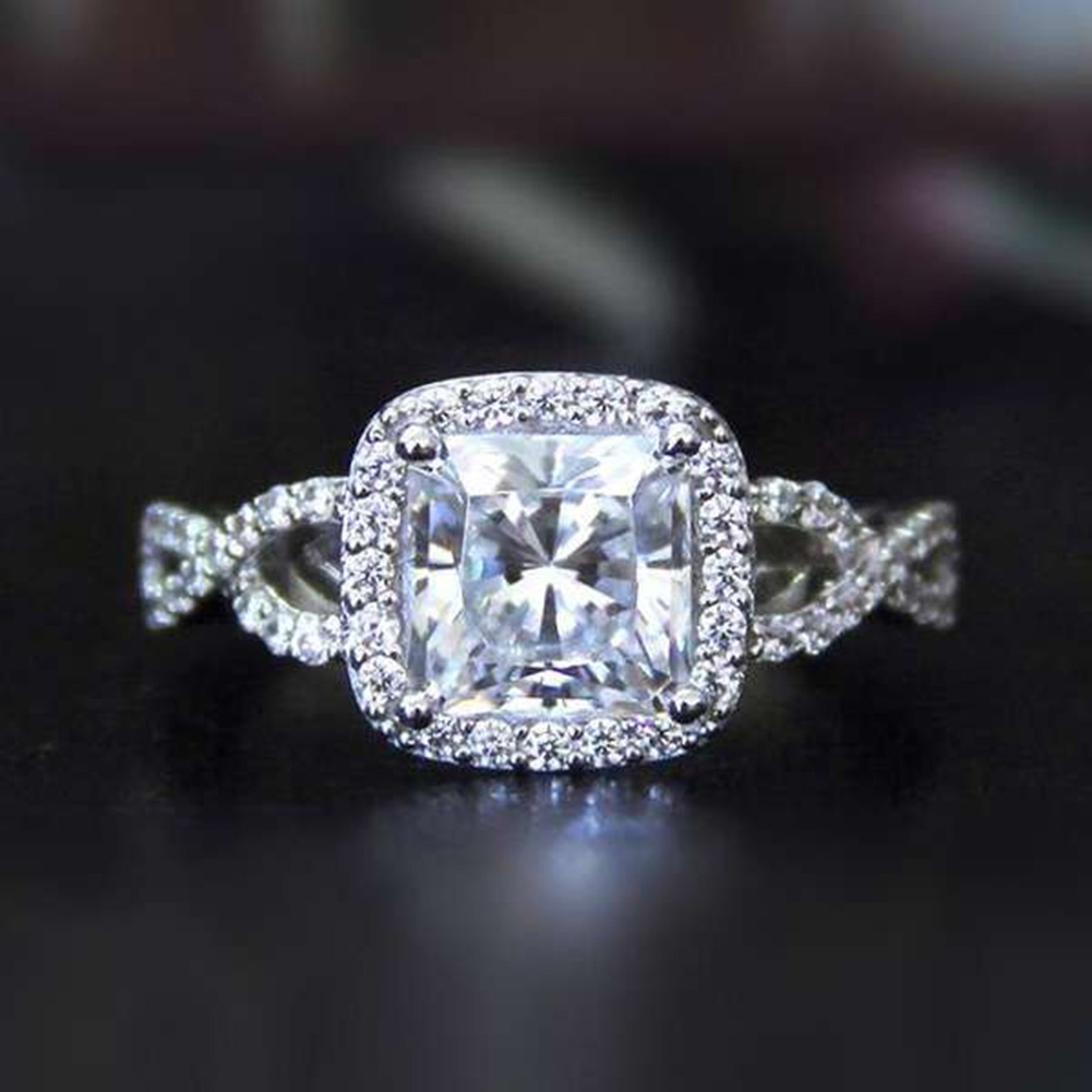 Nhẫn ĐíNh Đá Zircon Sang TrọNg Cho Nữ