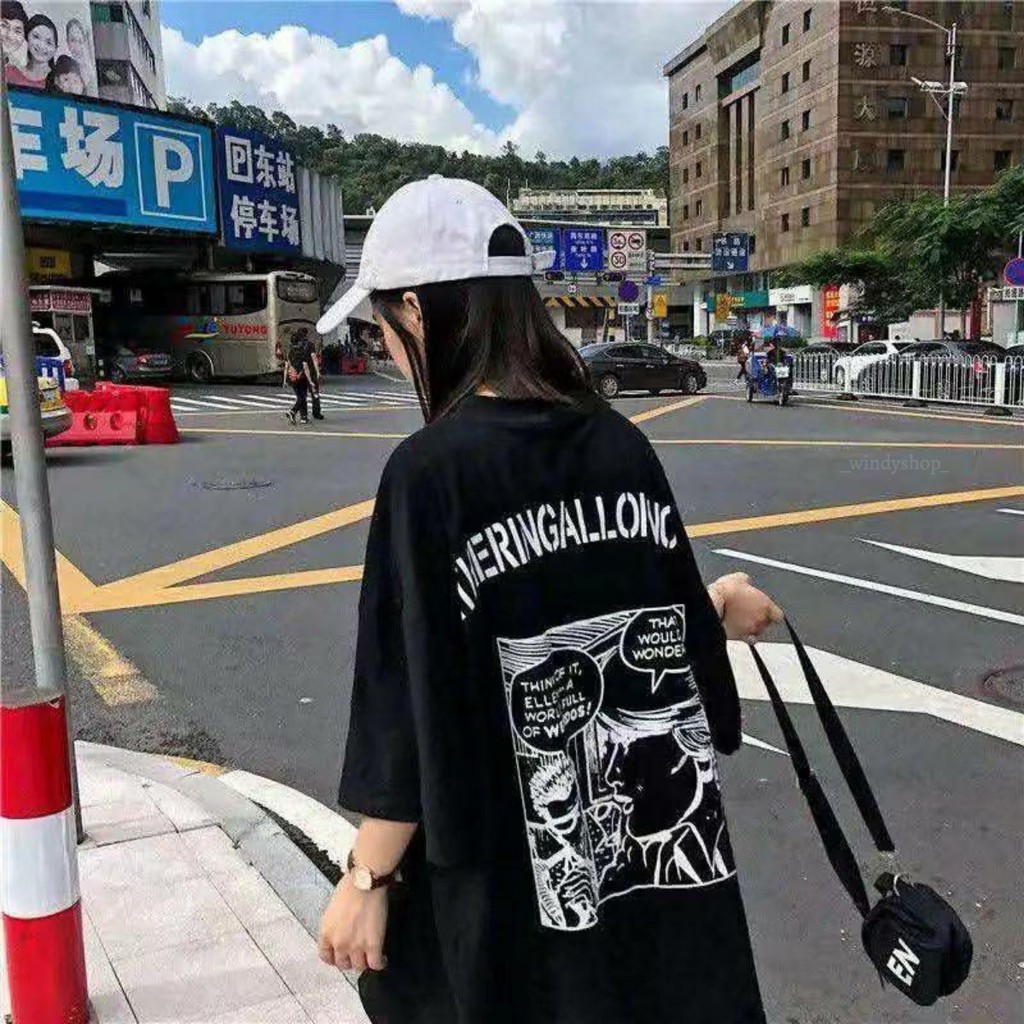 Áo Thun Nữ Tay Lỡ Form Rộng Unisex Ulzzang