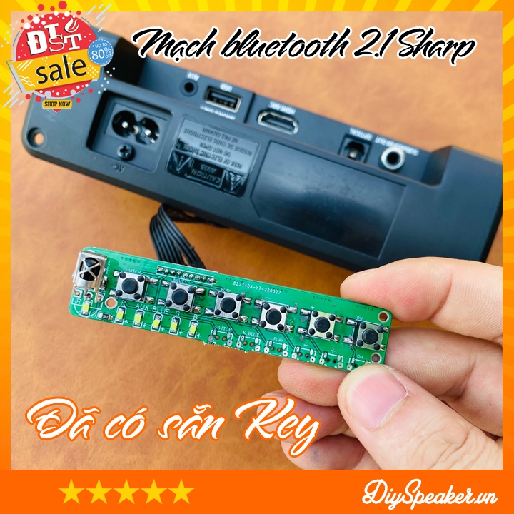 Mạch bluetooth 2.1 Soundbar Sharp HT-SBW115 + Key PCB làm công nghiệp