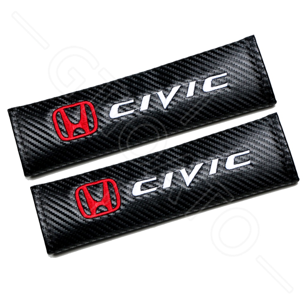 GTIOATO Cho Honda Civic Sợi Carbon DâY Đai An ToàN Ô Tô CàI DâY An ToàN Ô Tô BọC DâY An ToàN Xe HơI Phụ KiệN Ô Tô Trang Trí Oto Phụ KiệN BêN Trong Ô Tô