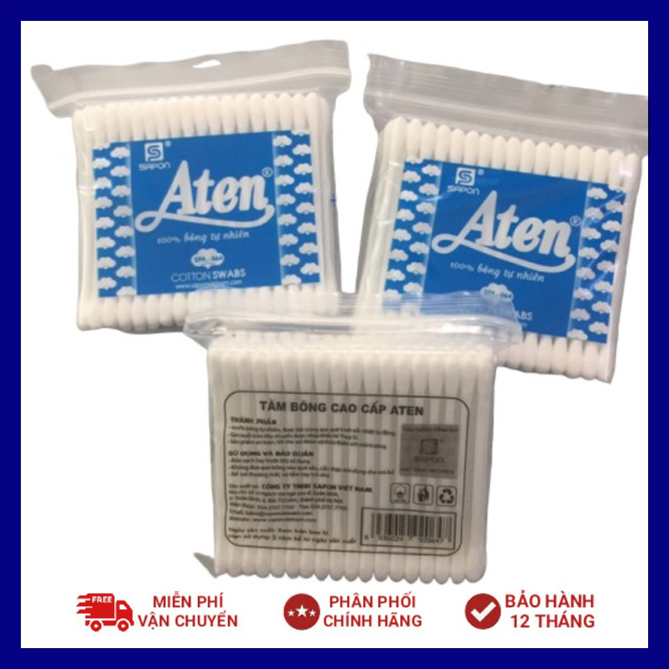 Tăm bông vệ sinh Aten cao cấp