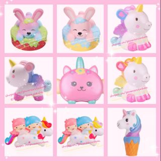Combo Squishy Chính Hãng, đồ chơi giải trí được sản xuất bởi các hãng squishy uy tín
