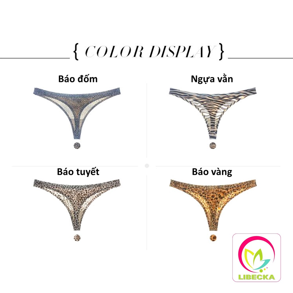 Quần lót nữ lọt khe Hàn Quốc Hoa văn da báo su đúc không lộ viền cao cấp siêu đẹp Sexy gợi cảm quyến rũ LIBECKA QLK19 | BigBuy360 - bigbuy360.vn