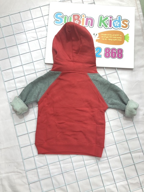 (ảnh thật) Áo nỉ bé trai hoodie cho bé có mũ SBAN11 siêu chất Sz 10-17kg (hàng có sẵn) áo nỉ nhí cho bé 1-5y.