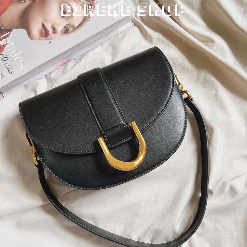 Túi Nữ CNK Túi Yên Ngựa Gabine Saddle Bag New 2021