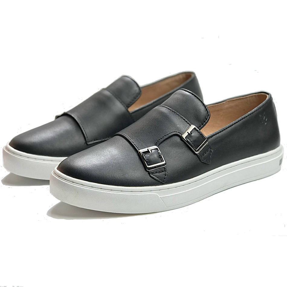 Giày lười nam Slip On Monk Strap MAD trẻ trung năng động da bò cao cấp chất lượng tốt