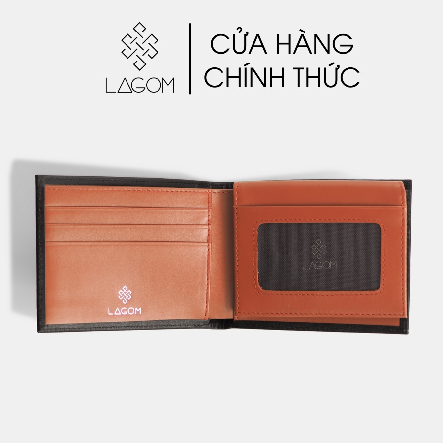 Ví Nam Da Thật LAGOM Compact Wallet phối màu