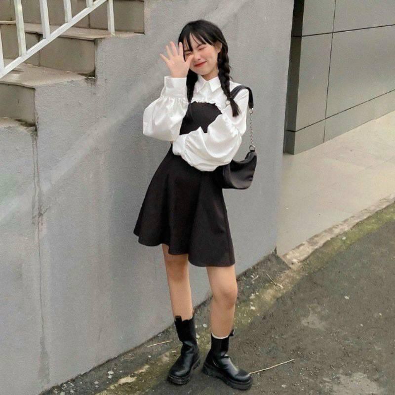 [Mã FAMAYWA2 giảm 10K đơn 50K] Sét váy 2món kèm áo khoác nhiều phong cách dáng xòe CAMA STORE | BigBuy360 - bigbuy360.vn