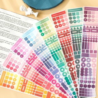 Sticker hình dán bullet trang trí sổ