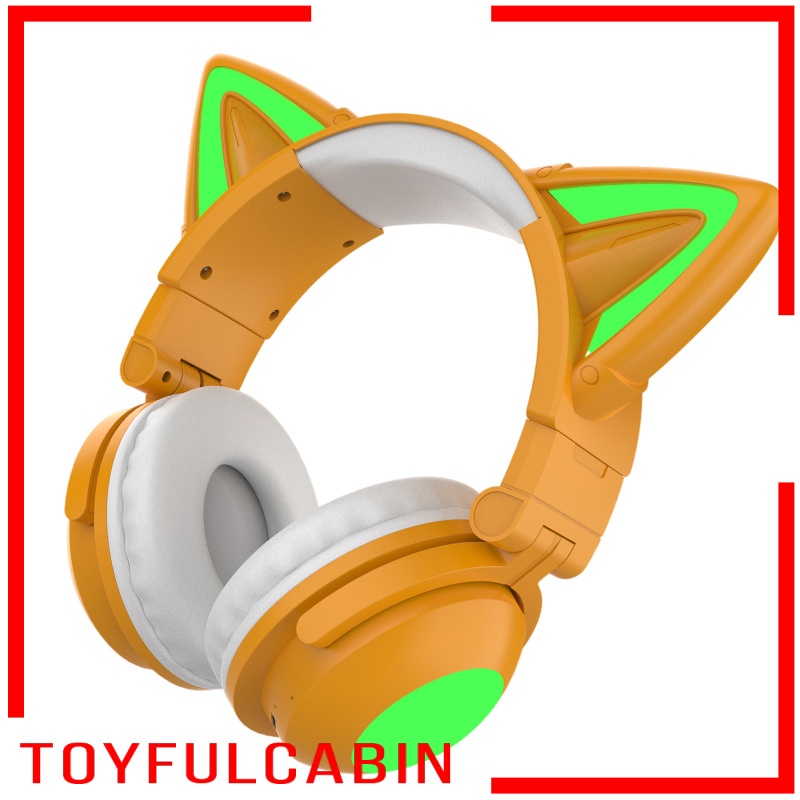 ✨Hàng sẵn sàng✨Tai nghe chơi game không dây bluetooth 5.0 kết cấu tai mèo 3c dễ thương