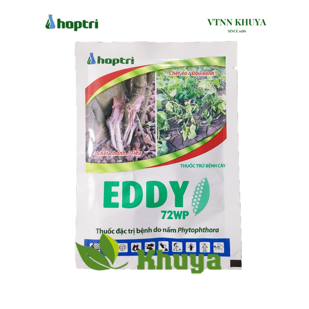 Thuốc trừ bệnh cây Hợp Trí Eddy 72WP gói 50gr Đặc trị bệnh do nấm Phytophthora