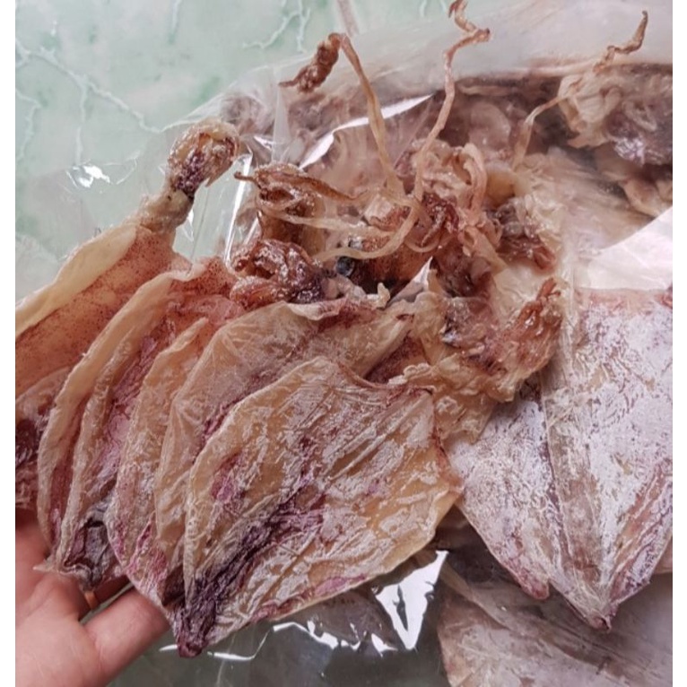 Mực khô size 100con/kg , con to bằng 4 ngón tay , ngon ngọt , dai , thơm , dày mình , bán lẻ 1con | BigBuy360 - bigbuy360.vn