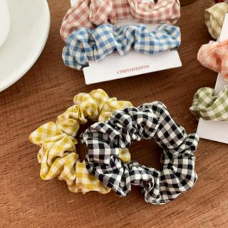 🌷CỘT TÓC SCRUNCHIE HỌA TIẾT CARO ĐỦ MÀU SIÊU CUTE🌷