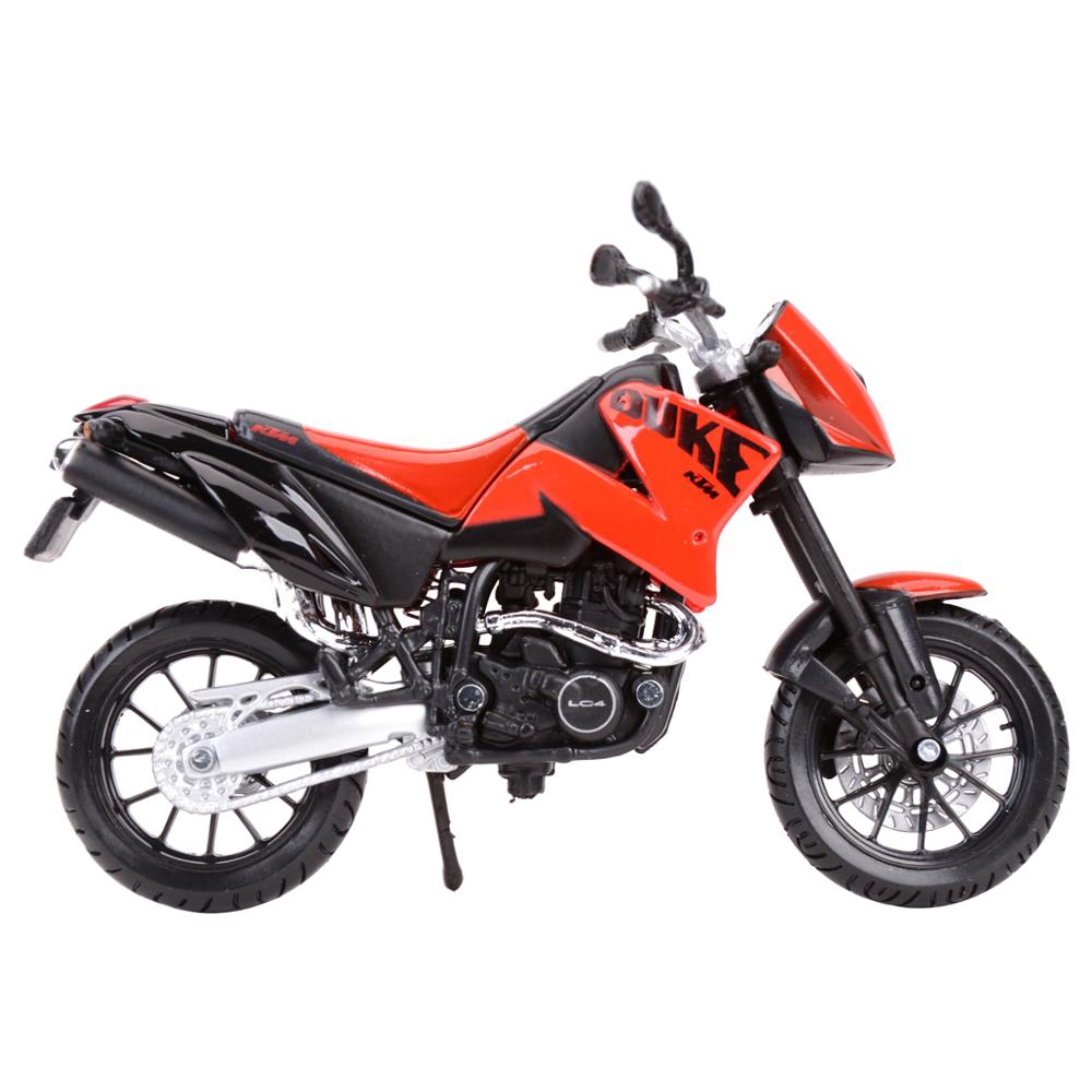 Maisto 1:18 KTM 640 Duke Die Cast Đồ chơi mô hình tĩnh mô tô sưu tầm