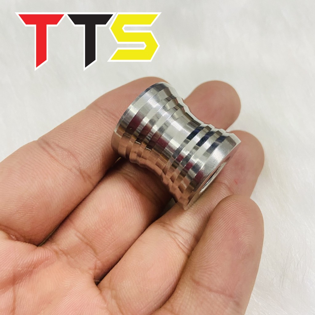 Bộ 2 cục canh bánh trước, canh bánh sau cho xe FUTURE LED, WAVE 125i chất liệu inox 304 sáng bóng