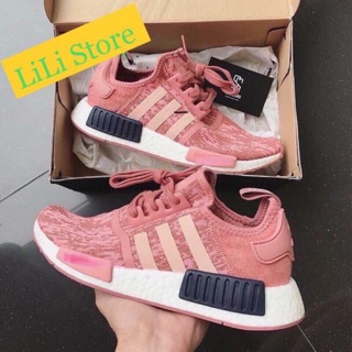 Giày Thể Thao Sneaker NMD Hồng Xước