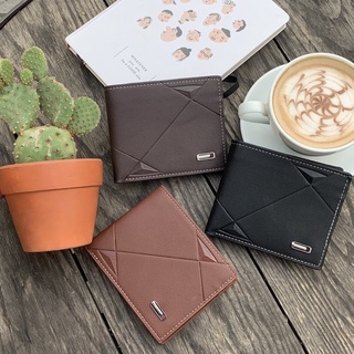 [KHẮC CHỮ LASER] Ví nam siêu đẹp,bền kiểu ví ngang Hàn Quốc nhiều ngăn có khoá kéo