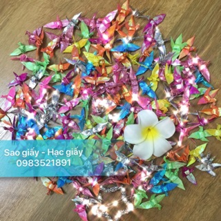500 CON HẠC GIẤY NHŨ ÓNH ÁNH GẤP SẴN.