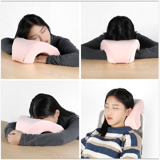Gối ngủ trưa văn phòng gối ngủ bàn đệm lưng tựa đầu 28x25x13cm