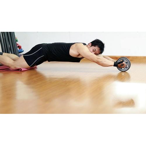 Con Lăn Tập Bụng AB Wheel(3 Bánh) tập luyện tại nhà Giao Màu Ngẫu Nhiên
