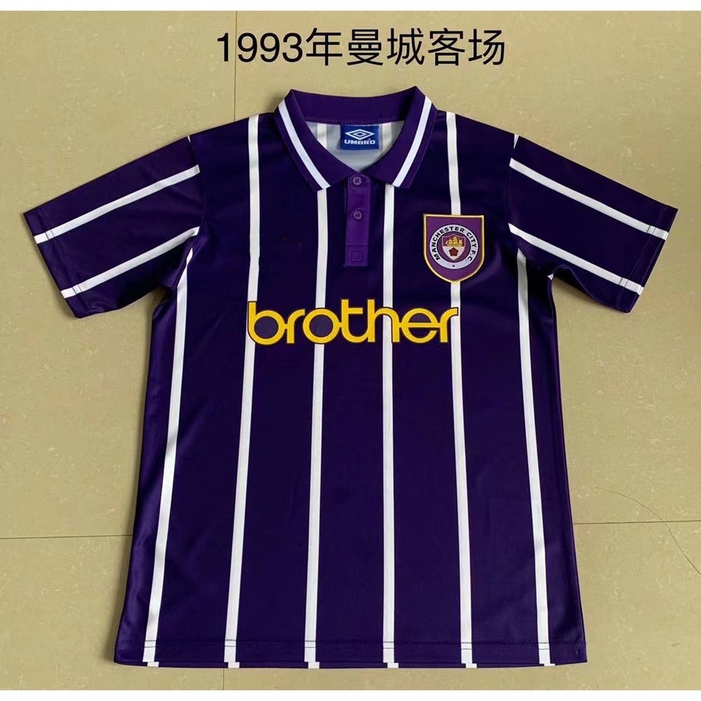 Áo Thun Số 11 12 88 90 94 96 98 99 01 1972 1991 Manchester City jersey