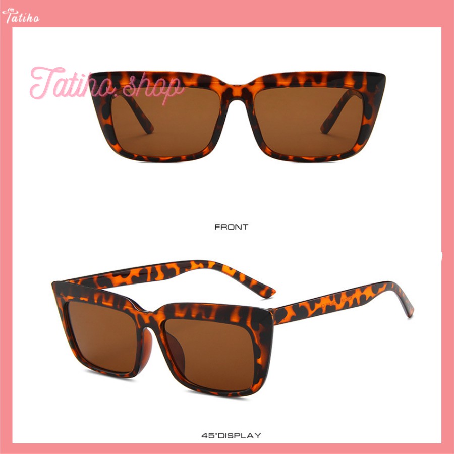 [Hàng Xịn, Giá Tốt] Kính Mát (Kính Râm) Nữ Cao Cấp Gọng Chữ Nhật Sang Trọng - Mã MK024