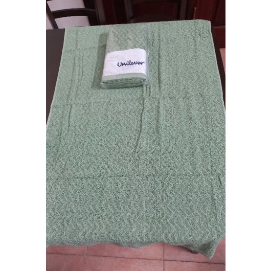 KHĂN TẮM  Quà tặng Unilever ( 50 x 100cm Mầu Xanh)