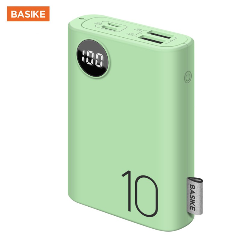 Basike-PF23P Pin Sạc Dự Phòng 10000 mAh Có Đèn LED Hiển Thị